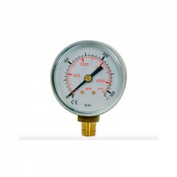 MANOMETRO CAUDAL 0-2,5 BAR ACETILENO