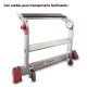 ruedas plataforma plegable
