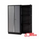 MUEBLE DE TRABAJO 458X2000X1595MM CON ARMARIO Y ESTANTERÍA DOBLE ALYCO