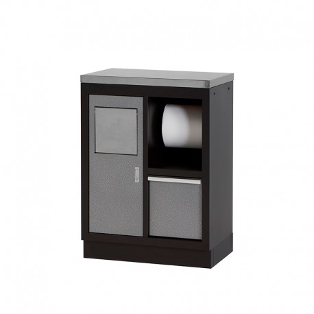 ARMARIO DE TALLER 458X948X680MM EN ACERO INOX CON PORTÓN Y ACCESORIOS ALYCO