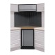 MUEBLE DE TALLER 800X2000X800MM RINCONERA CON BANCADA EN MADERA ALYCO