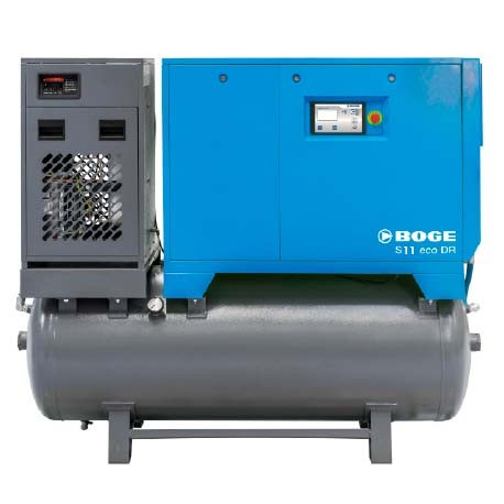 COMPRESOR DE TORNILLO 20CV CON DEPÓSITO Y SECADOR S15 ECO DR BOGE