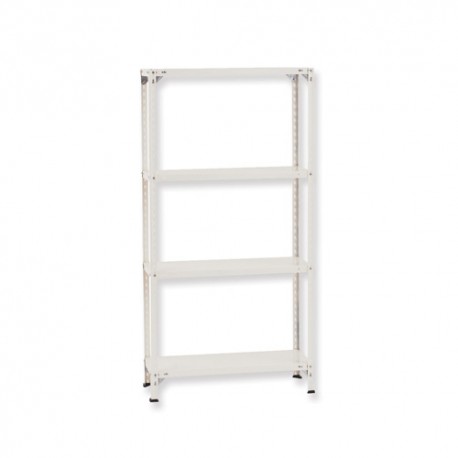 ESTANTERÍA METÁLICA 5 ESTANTES 170X75X30 BLANCA