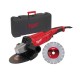 AMOLADORA ANGULAR AG 22-230 + DISCO DIAMANTE Y MALETA MILWAUKEE