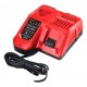 Cargador Milwaukee bateria M12 y M18
