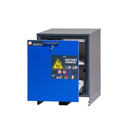 ARMARIO PARA BATERÍAS DE IONES DE LITIO BATTERY CHARGE ION-CHARGE-90 MOD. IO90.078.059.057.U9.S ASECOS