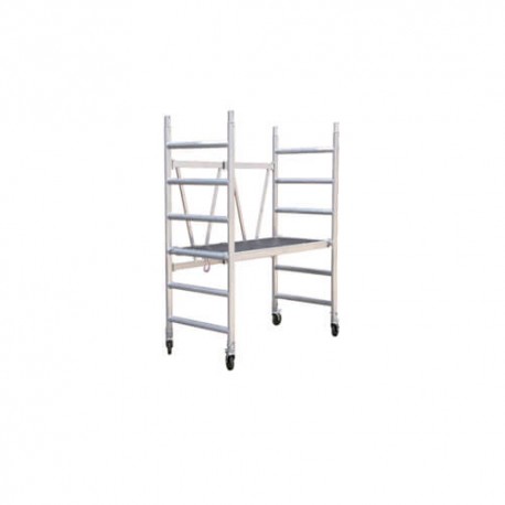 ANDAMIO DE ALUMINIO SERIE COMPAX 1400 PLEGABLE DE 1,40 METROS