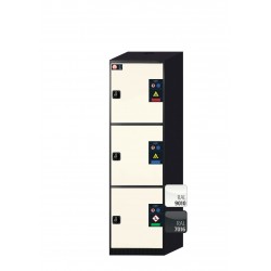 ARMARIO PARA PRODUCTOS QUÍMICOS C-LINE CS.195.054.MH.3WDR CS-CLASSIC-MULTIRISK GRIS Y BLANCO ASECOS