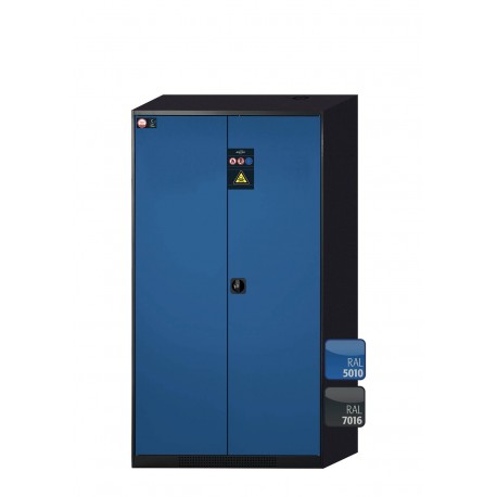 ARMARIO PARA PRODUCTOS QUÍMICOS C-LINE CS.195.105 CS-CLASSIC GRIS Y AZUL GENCIANA ASECOS