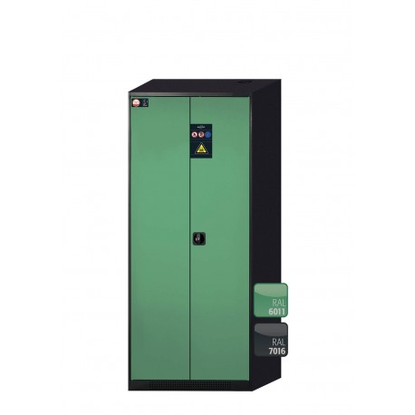 ARMARIO PARA PRODUCTOS QUÍMICOS C-LINE CS.195.081 CS-CLASSIC GRIS Y VERDE ASECOS