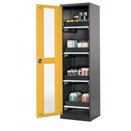 Armario de seguridad para el almacenamiento de productos químicos en lugares de trabajo según APQ-10