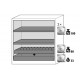 Armario de seguridad para productos químicos CS-PHOENIX modelo CS.110.105.FD