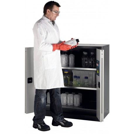 Armario de seguridad para el almacenamiento de productos químicos en lugares de trabajo según APQ-10