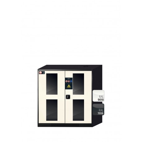 ARMARIO PARA PRODUCTOS QUÍMICOS C-LINE CS.110.105.WDFW CS-CLASSIC-G GRIS Y BLANCO ASECOS