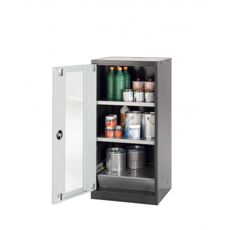 Armario de seguridad para el almacenamiento de productos químicos en lugares de trabajo según APQ-10