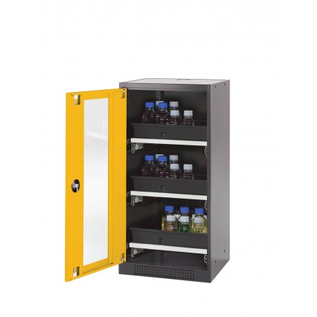 Armario de seguridad para el almacenamiento de productos químicos en lugares de trabajo según APQ-10