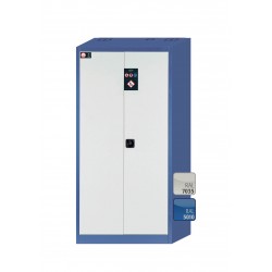 ARMARIO ECOLÓGICO PARA PRODUCTOS FITOSANITARIOS E-LINE E.195.095.2 E-CLASSIC AZUL GENCIANA Y GRIS ASECOS