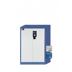 ARMARIO ECOLÓGICO PARA PRODUCTOS FITOSANITARIOS E-LINE E.140.095 E-CLASSIC AZUL GENCIANA Y GRIS ASECOS 2 BANDEJAS