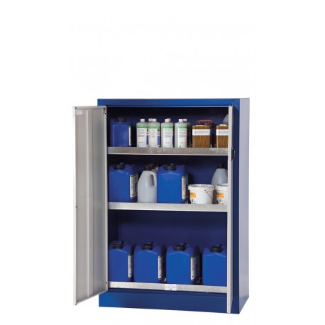 Armario de seguridad ecológico E-CLASSIC modelo E.140.095 en gris claro RAL 7035