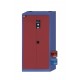ARMARIO ECOLÓGICO E-LINE E.195.095.F E-CLASSIC-UF AZUL GENCIANA Y ROJO ASECOS