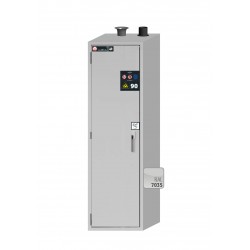 ARMARIO IGNÍFUGO PARA BOMBONAS DE GAS GLINE G90.205.060.2F G-ULTIMATE-90 GRIS ASECOS