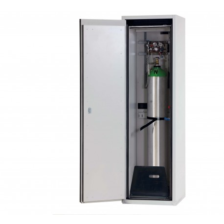 Armario de seguridad para el almacenamiento de botellas de gas a presión en lugares de trabajo conforme a las normas EN
