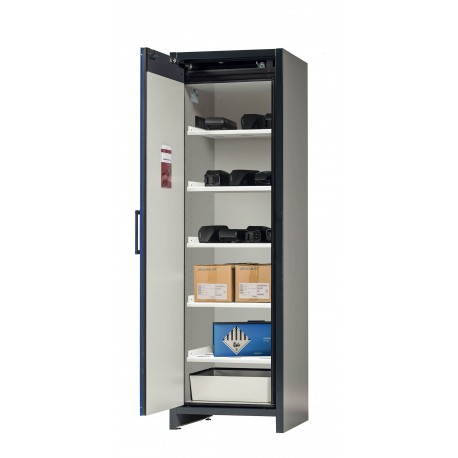 Armario de seguridad para el almacenamiento pasivo seguro de baterías de iones de litio