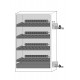 ARMARIO PARA BATERÍAS DE LITIO DE IONES ION-LINE IO90.195.120.K3.WDC ION-CHARGE PRO-90 GRIS Y AZUL GENCIANA ASECOS 4 BAN