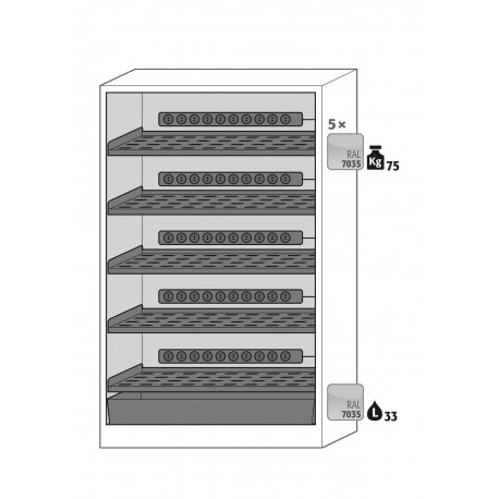 Armario de seguridad de carga y almacenamiento ION-CHARGE PRO-90