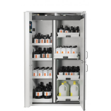 ARMARIO IGNÍGUFO RESISTENTE AL FUEGO TIPO 90 MINUTOS K-LINE K90.196.120.MF.FWAC K-PHOENIX Vol.2-90 GRIS ASECOS