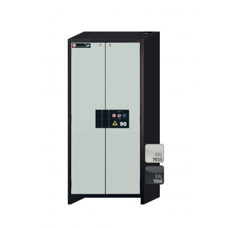 ARMARIO IGNÍGUFO RESISTENTE AL FUEGO TIPO 90 MINUTOS Q-LINE Q90.195.090 Q-CLASSIC-90 GRIS ASECOS