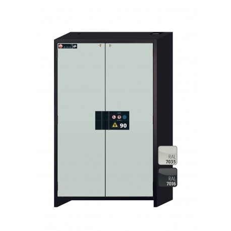 ARMARIO IGNÍGUFO RESISTENTE AL FUEGO TIPO 90 MINUTOS Q-LINE Q90.195.120.MM Q-CLASSIC-90 GRIS ASECOS