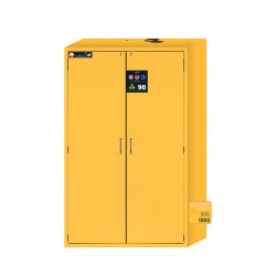 ARMARIO IGNÍGUFO RESISTENTE AL FUEGO TIPO 90 MINUTOS S-LINE S90.196.120.WDAS S-CLASSIC-90 AMARILLO ASECOS