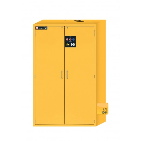 ARMARIO IGNÍGUFO RESISTENTE AL FUEGO TIPO 90 MINUTOS S-LINE S90.196.120.WDAS S-CLASSIC-90 AMARILLO ASECOS