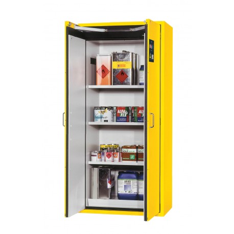 ARMARIO IGNÍGUFO RESISTENTE AL FUEGO TIPO 90 MINUTOS S-LINE S90.196.090.WDAS S-CLASSIC-90 AMARILLO ASECOS