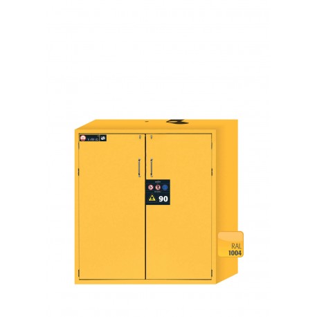 ARMARIO IGNÍGUFO RESISTENTE AL FUEGO TIPO 90 MINUTOS S-LINE S90.129.120.WDAS S-CLASSIC-90 AMARILLO ASECOS