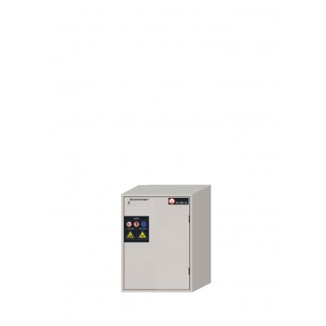 ARMARIO DE SEGURIDAD BAJO PARA ÁCIDOS Y ÁLCALIS SL-LINE SL.080.059.UB.TR SL-CLASSIC-UB GRIS ASECOS