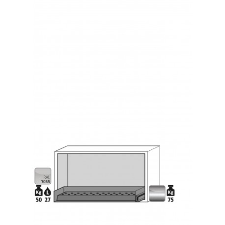 Armario de seguridad ignífugo Tipo 90 minutos bajo UB-S-90 modelo UB90.060.110.S