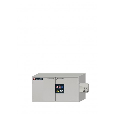 ARMARIO BAJO IGNÍGUFO RESISTENTE AL FUEGO TIPO 90 MINUTOS UB-LINE UB90.060.110.2T UB-T-90 GRIS ASECOS