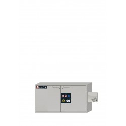 ARMARIO BAJO IGNÍGUFO RESISTENTE AL FUEGO TIPO 90 MINUTOS UB-LINE UB90.060.110.050.2T UB-T-90 GRIS ASECOS