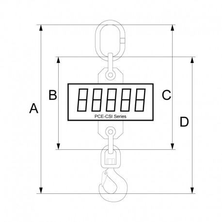 COMPRAR PCE ONLINE BALANZA COLGANTE PCE-CSI 30