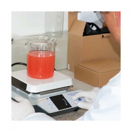 Peso sobre el agitador magnético MSR 450