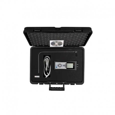 Maletín con anemómetro