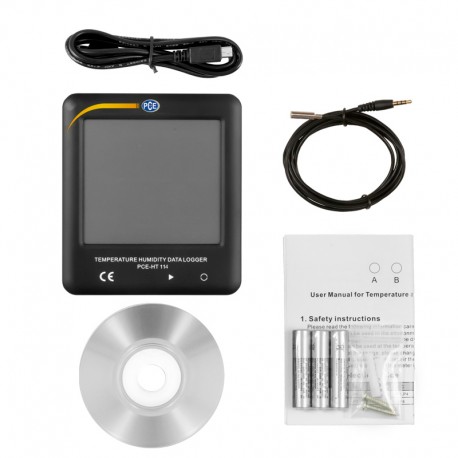 HERRAMIENTA MEDICIÓN PROFESIONAL TERMOHIGRÓMETRO PCE-HT 114