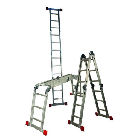 ESCALERA MULTI 3X4 PELDAÑOS ARTICULADA GAYNER