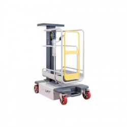 PLATAFORMA ELEVADORA CON TRASLACIÓN MANUAL 2950 KG 4,95 METROS ALTURA PA50-AP30 DE GAYNER