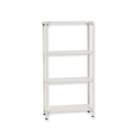 ESTANTERÍA METÁLICA 5 ESTANTES 180X90X30 BLANCA