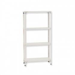 ESTANTERÍA METÁLICA 5 ESTANTES 180X90X40 BLANCA