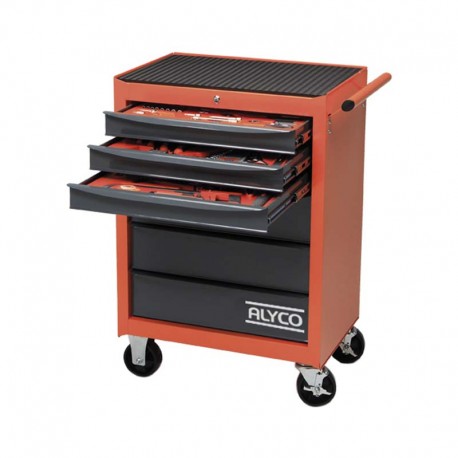 CARRO HERRAMIENTAS 6 CAJONES ORANGE ALYCO