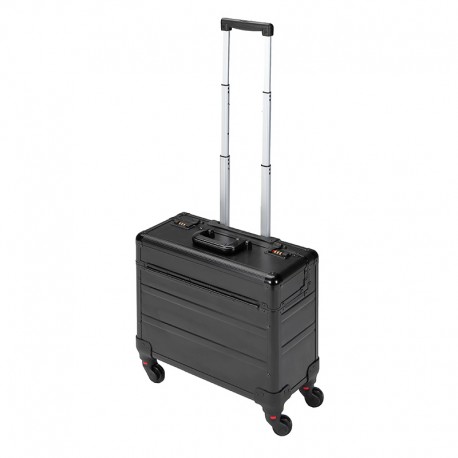 MALETA ALUMINIO 4 RUEDAS + BOLSO 198154